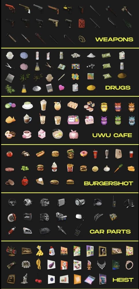 400+ Inventory Icon Pack