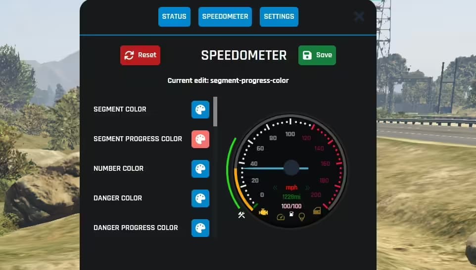Speedometer HUD – Free FiveM HUD