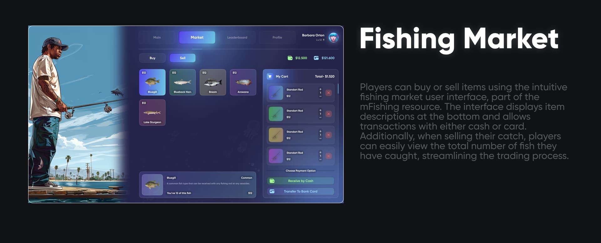 CodeM Fishing — Advanced Fishing System FiveM Script — esx 7