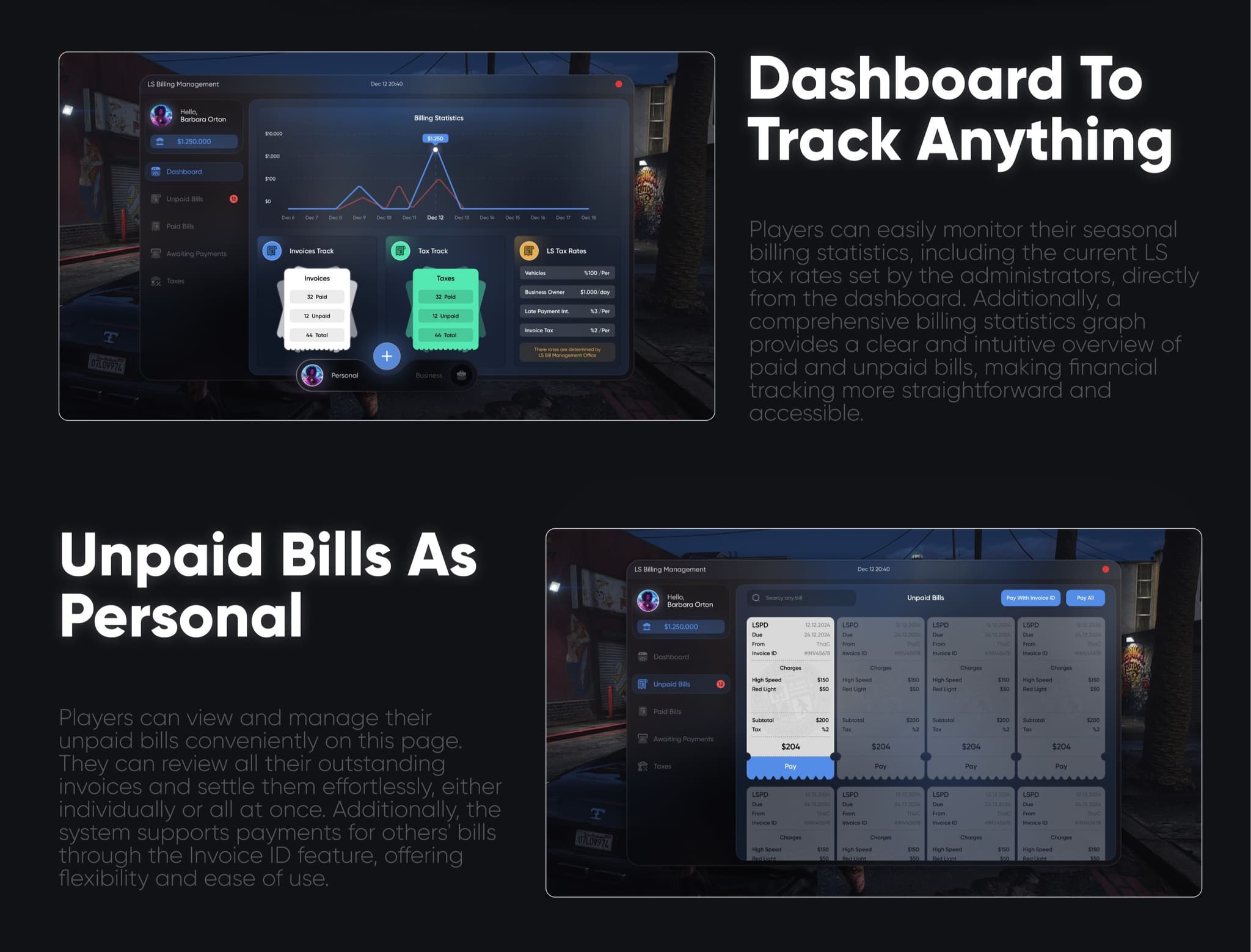 CodeM mBilling — Advanced Billing & Invoice System FiveM Script — esx 4