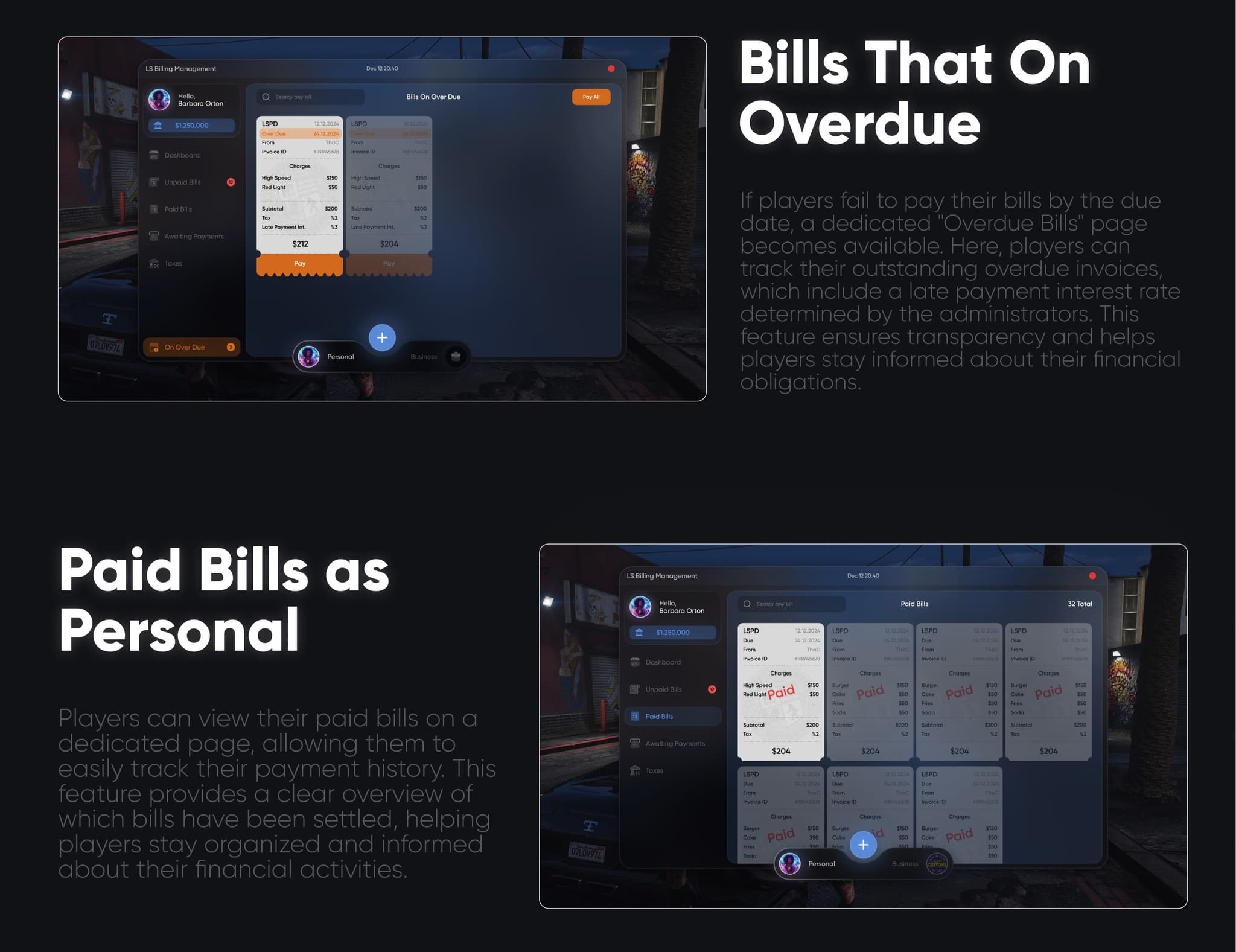 CodeM mBilling — Advanced Billing & Invoice System FiveM Script — esx 5