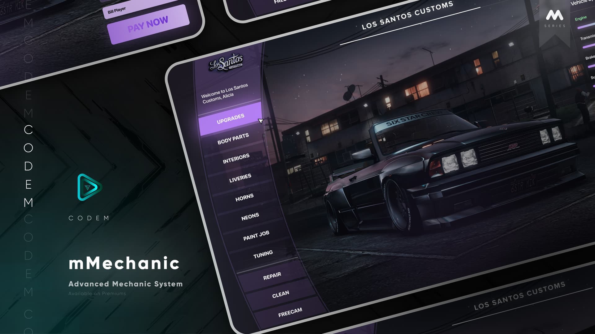 CodeM mMechanic Job — Advanced Mechanic Job System esx FiveM Script