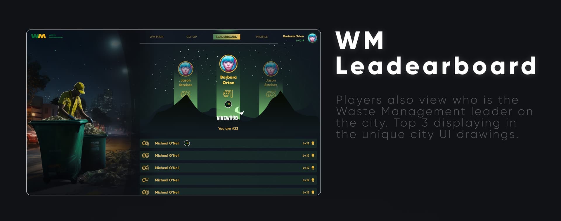 CodeM mGarbagejob — Advanced Co-Op Sanitation Job FiveM Script — esx 7