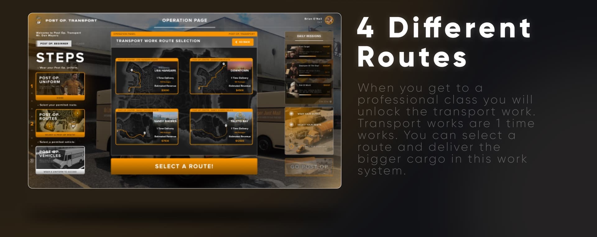 CodeM mPostop — Advanced Cargo Work FiveM Script — esx 6