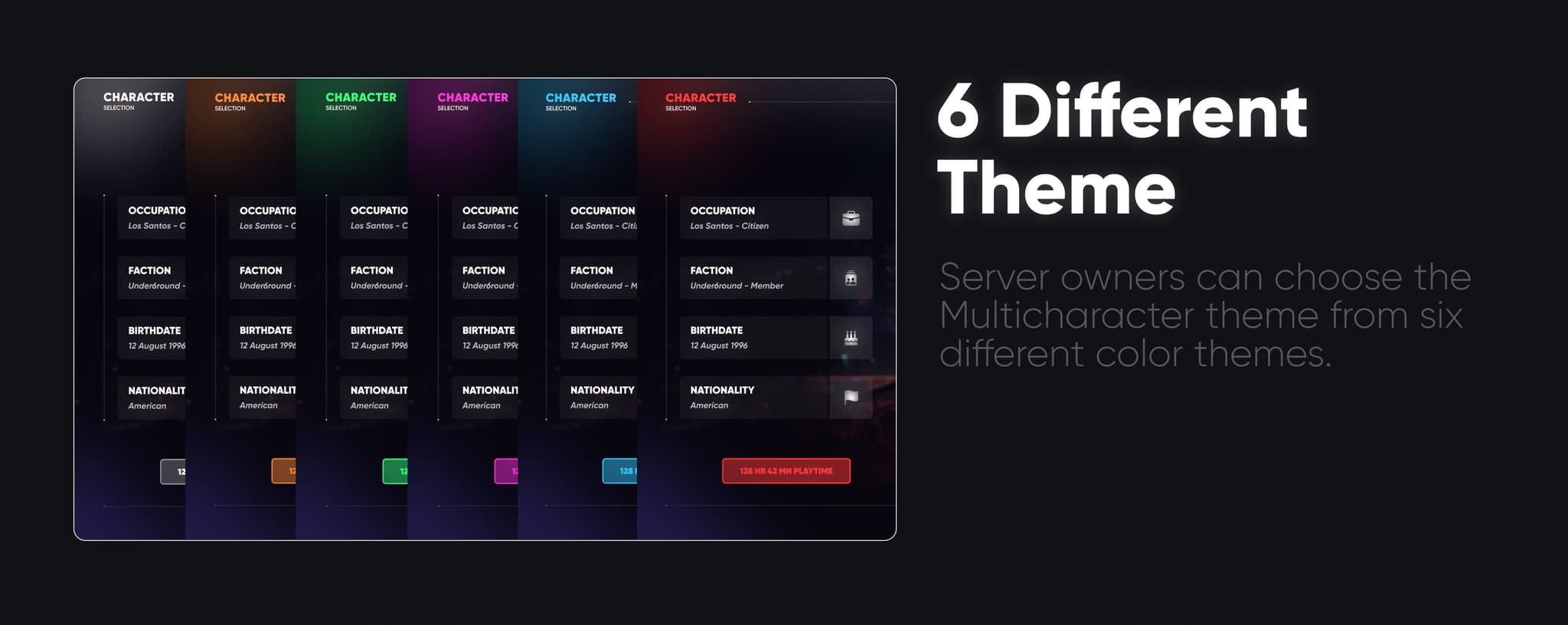 CodeM mMultichar — Advanced Multi-Character System FiveM Script — esx 7