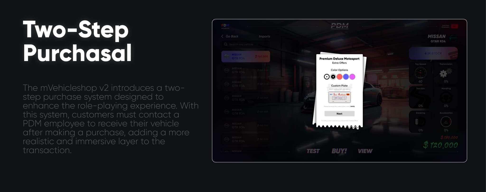 CodeM mVehicleShop — Advanced Vehicle Dealership FiveM Script — FiveM 5
