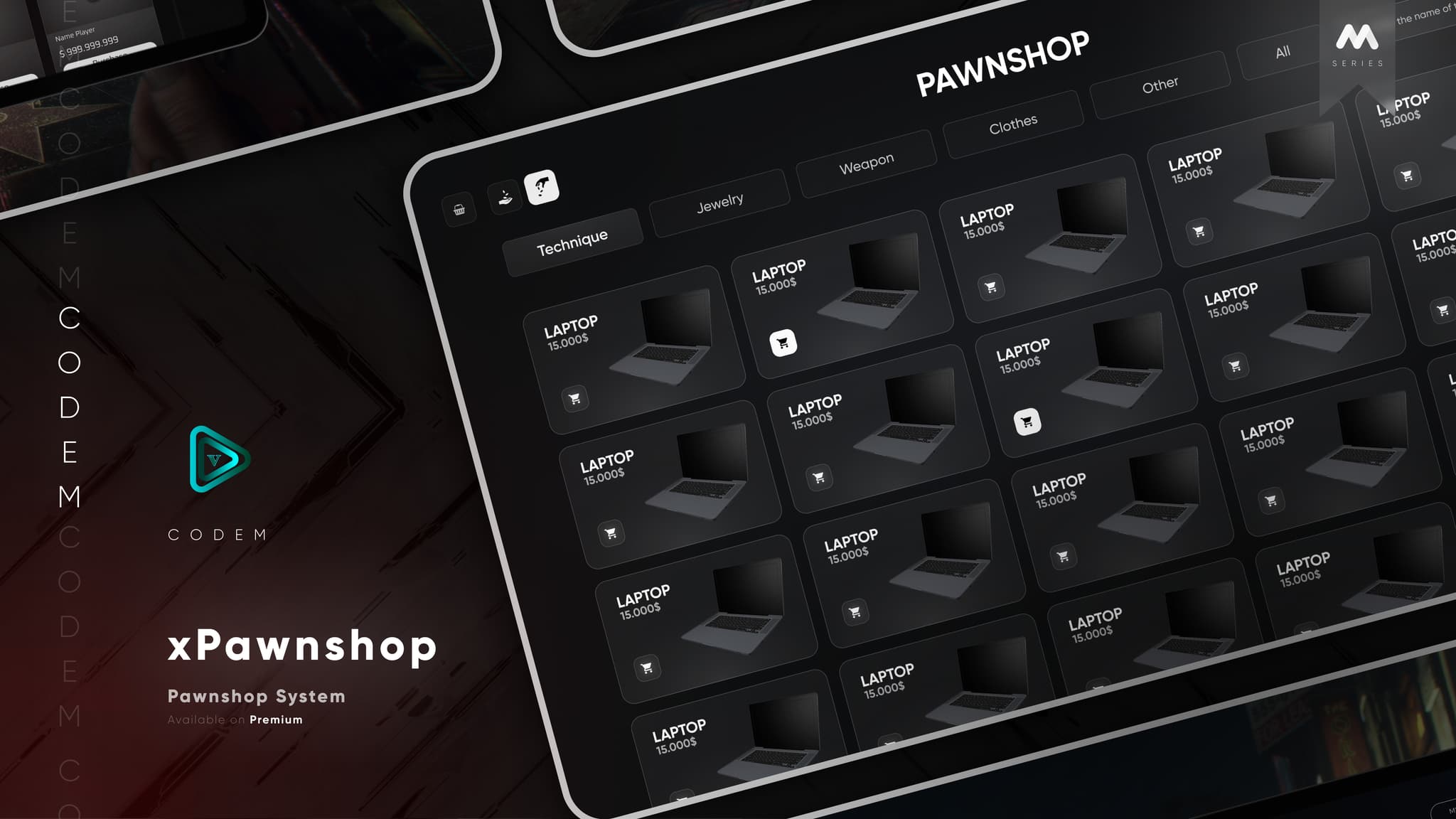 CodeM xPawnshop — Advanced Pawn Shop Script esx FiveM Script