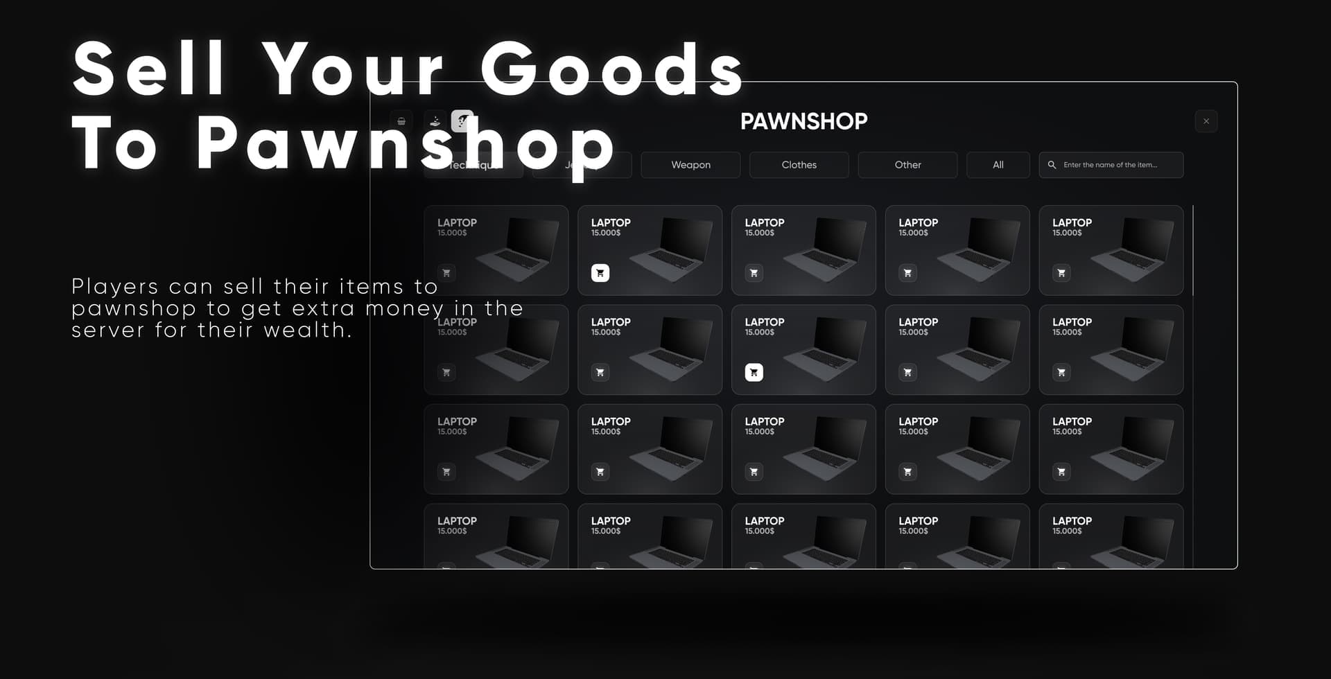 CodeM xPawnshop — Advanced Pawn Shop Script FiveM Script — esx 4