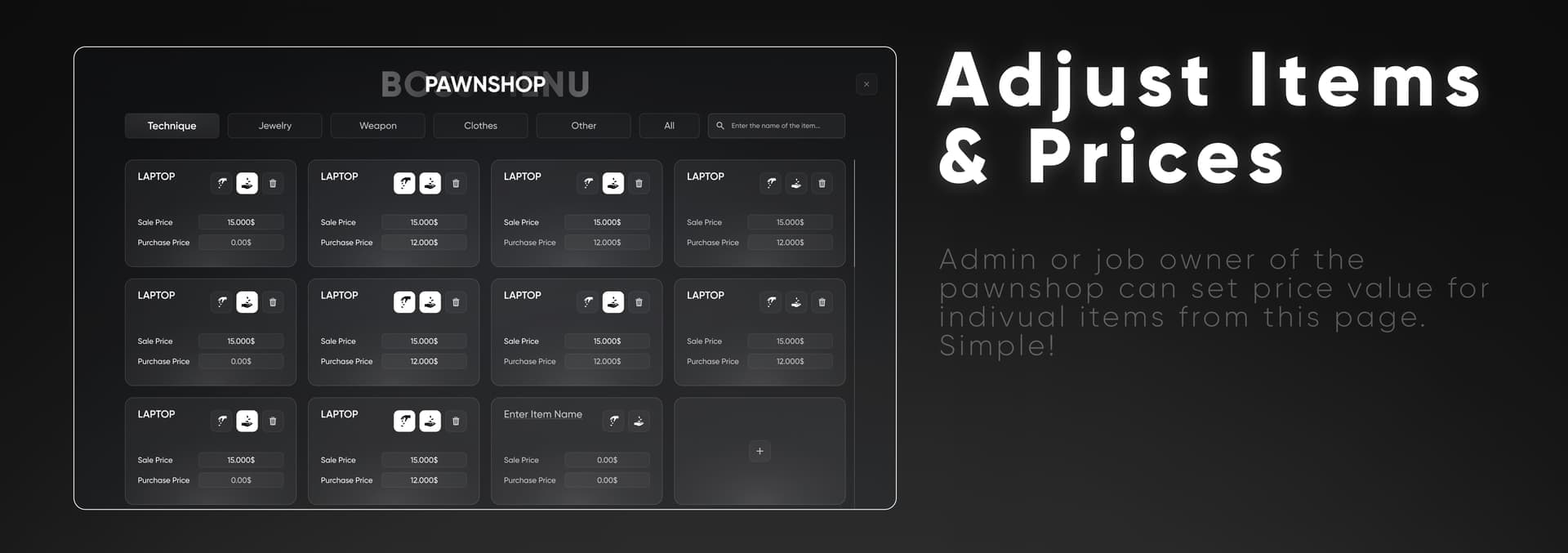 CodeM xPawnshop — Advanced Pawn Shop Script FiveM Script — esx 5