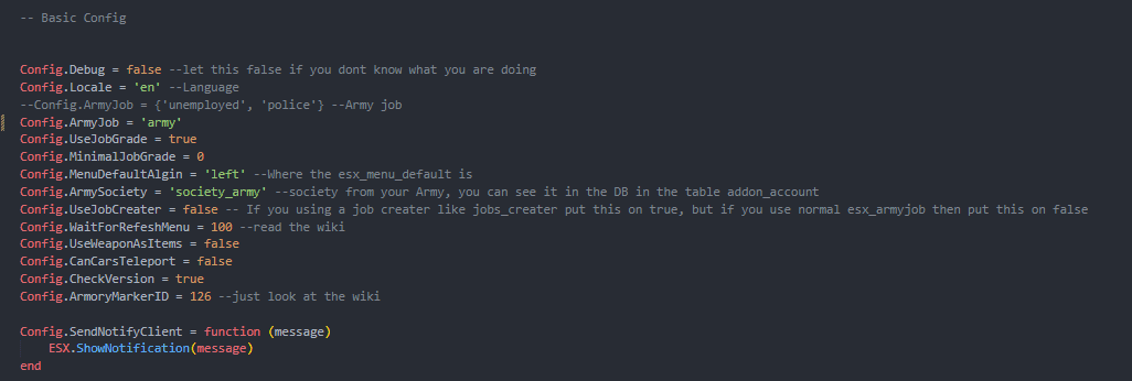 ESX Army Job FiveM Script