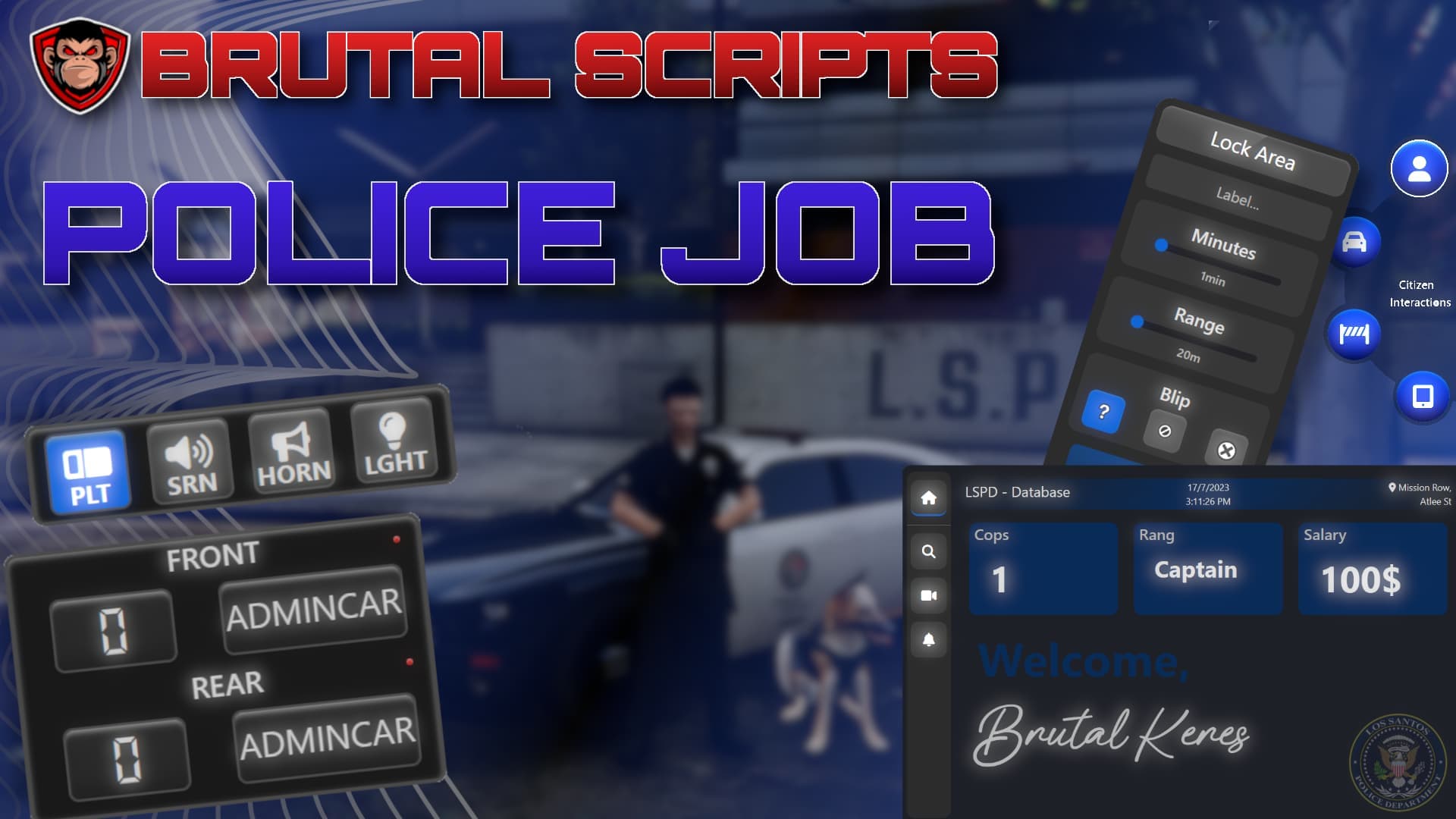ESX Police Job FiveM Script