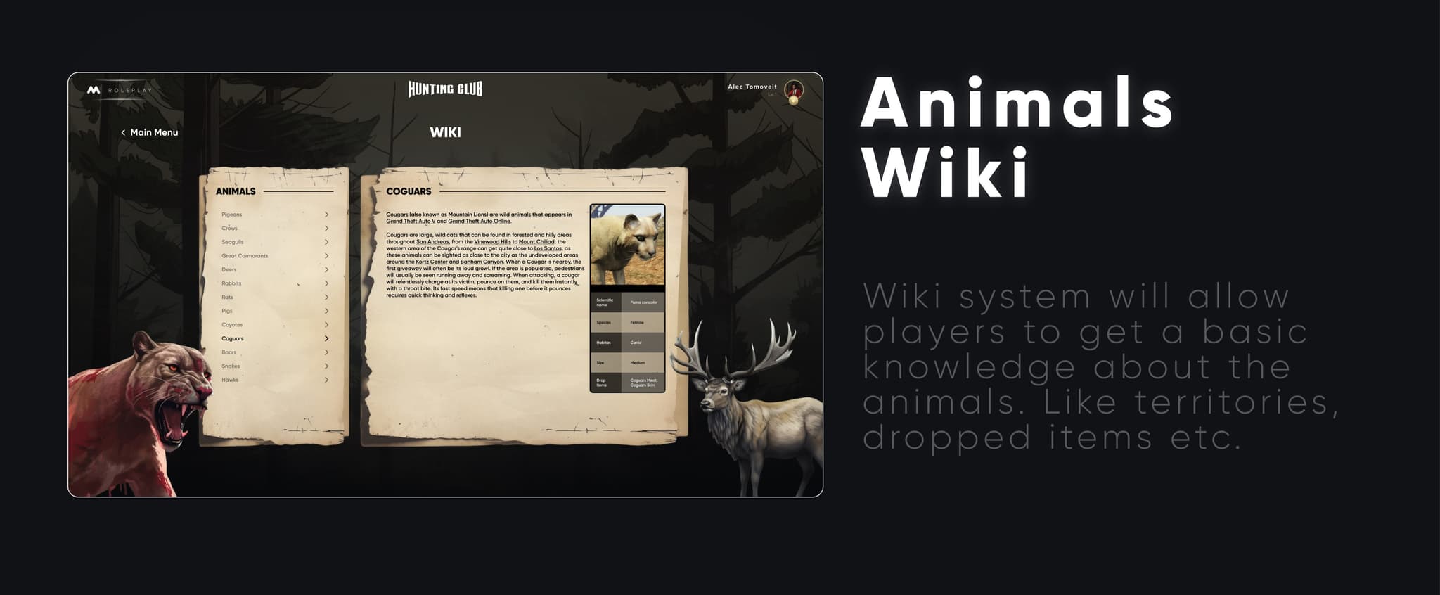 CodeM mHunting — Jagd- & Wildtiersystem FiveM Script — esx 6