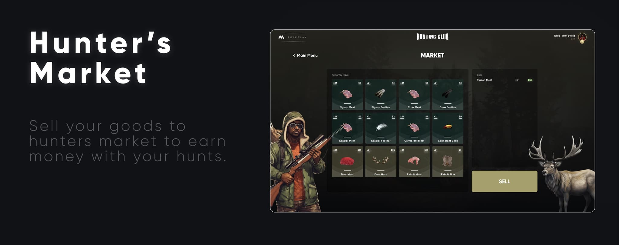 CodeM mHunting — Jagd- & Wildtiersystem FiveM Script — esx 9