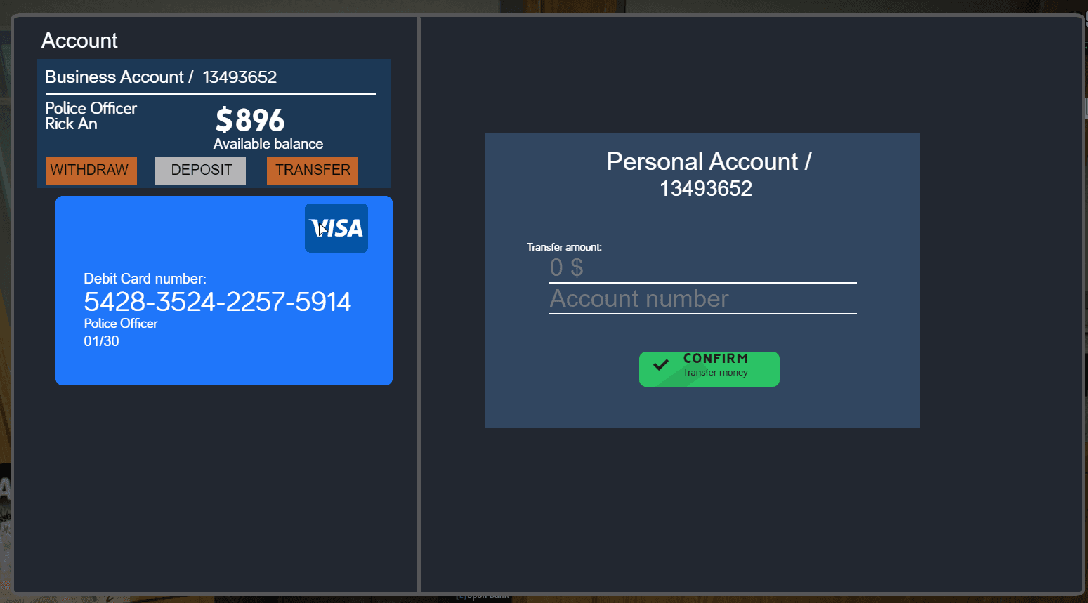 YOW Banking FiveM Script