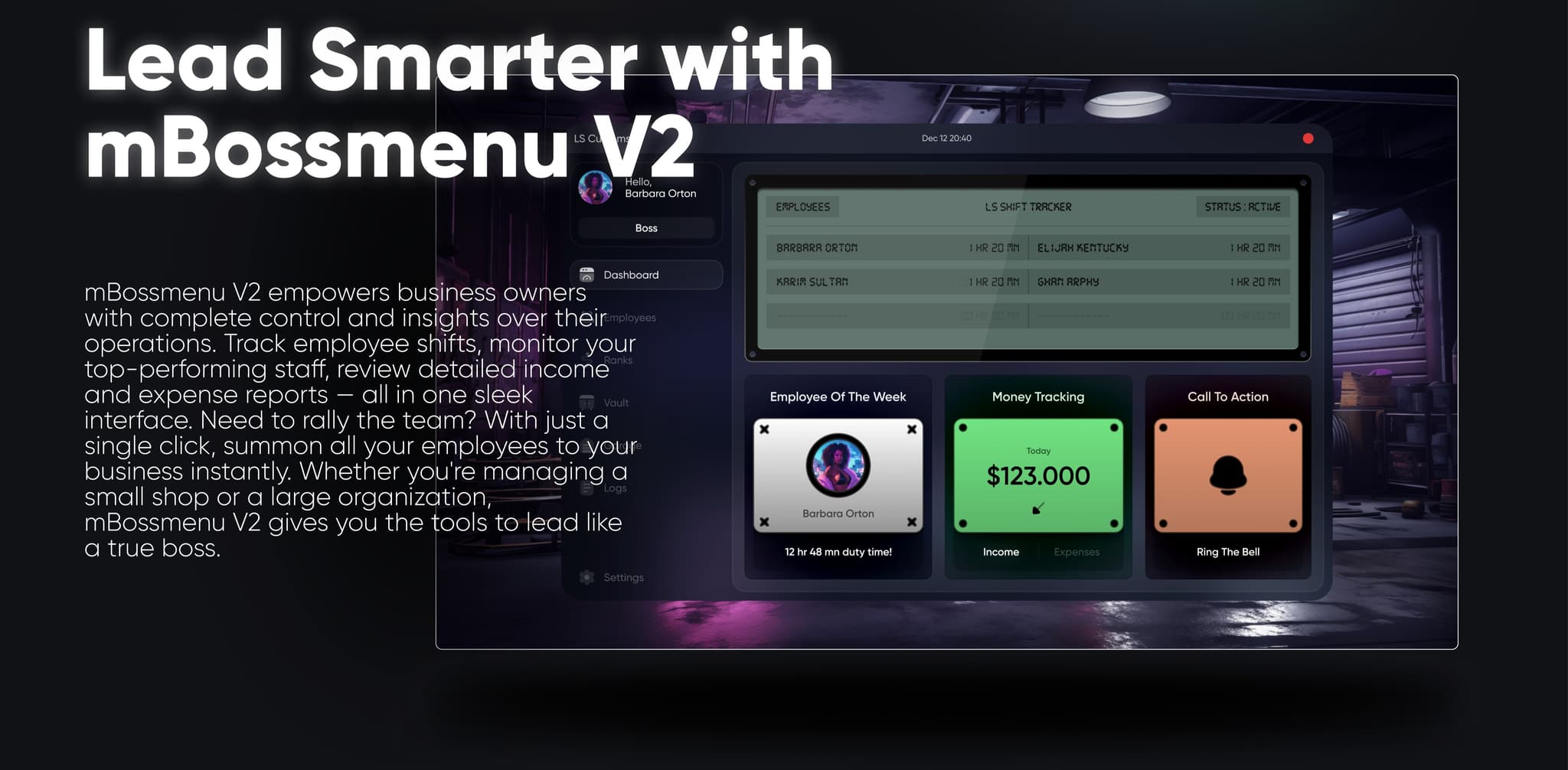 CodeM mBossmenu — Boss Management System FiveM Script — esx 3