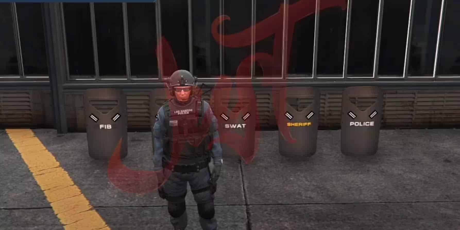 GTA V Ballistic Shield Custom Props (SWAT) FiveM Script — esx 2