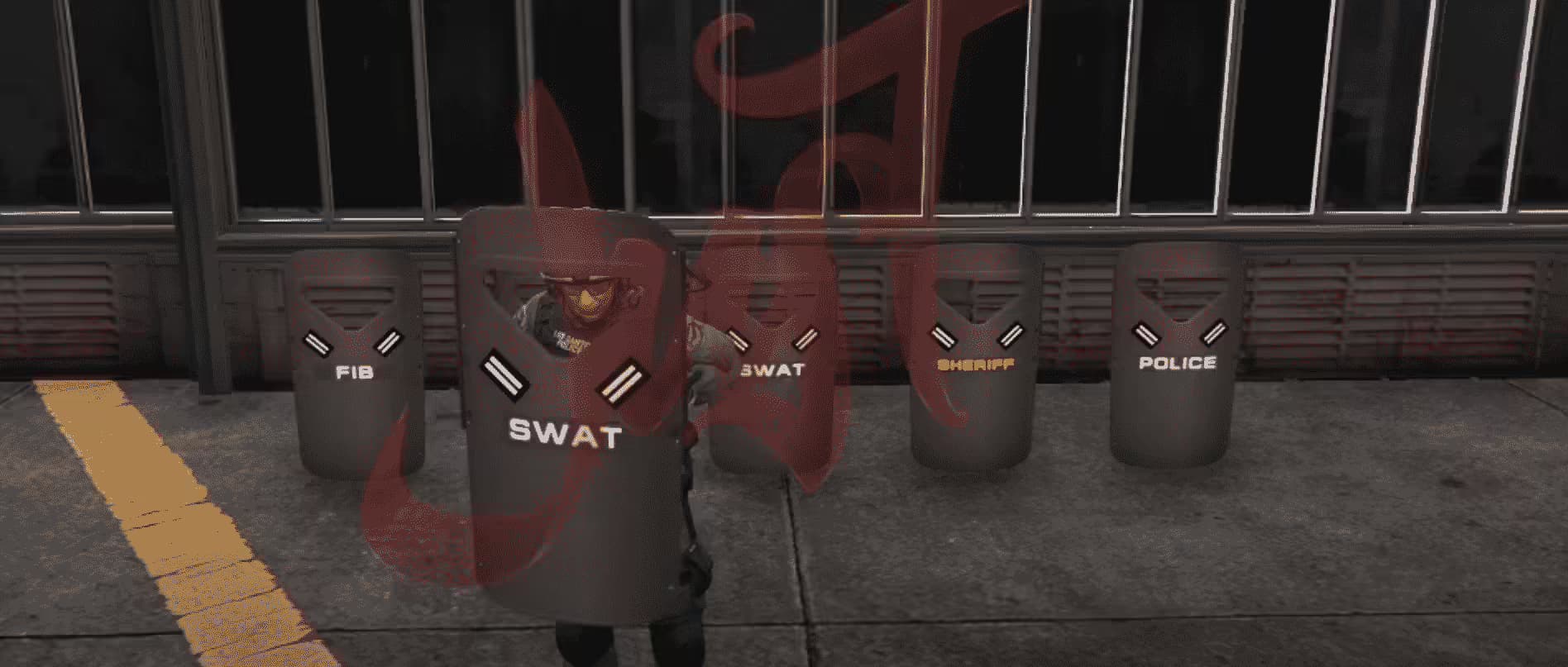 GTA V Ballistic Shield Custom Props (SWAT) FiveM Script — esx 3