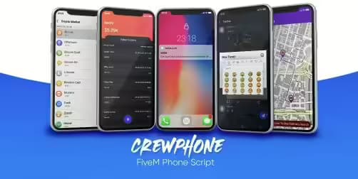 CrewPhone (best gcPhone) esx FiveM Script