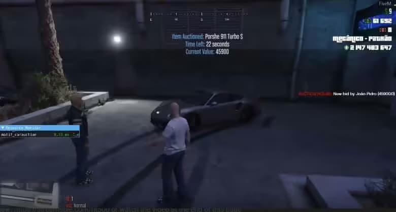 Matif Car Auction (ESX) esx FiveM Script