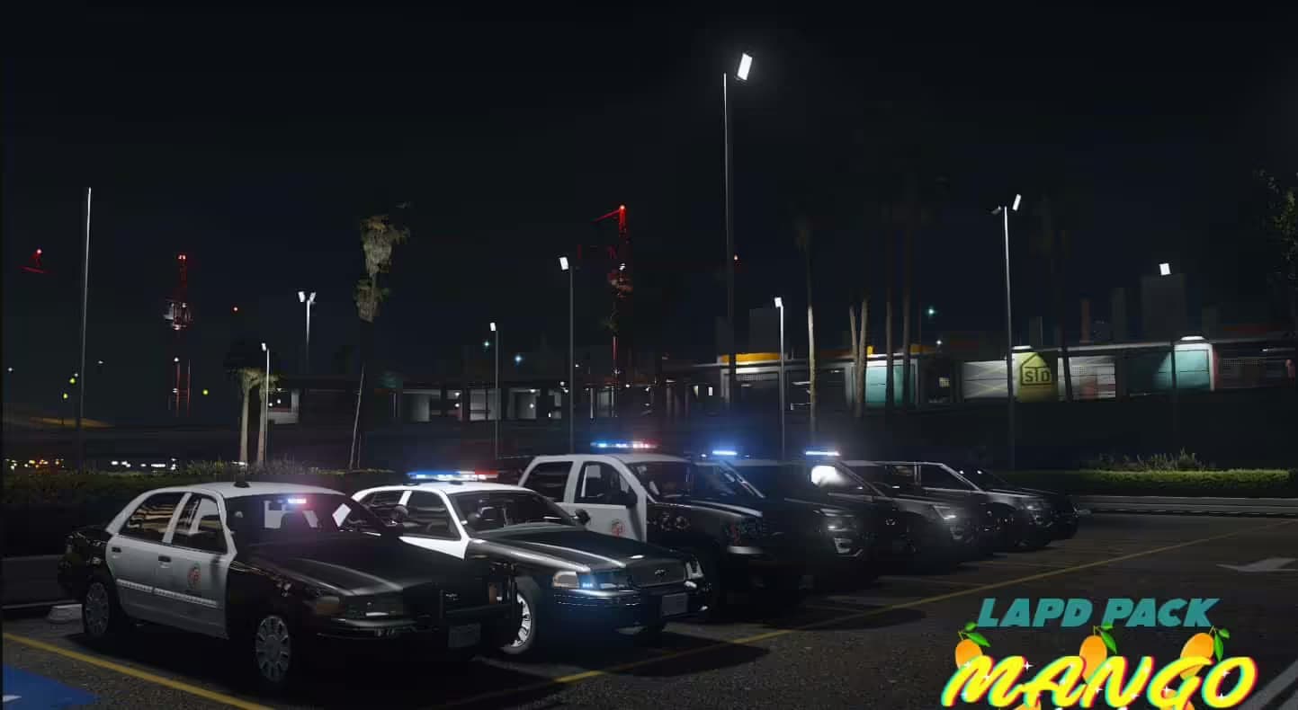 LAPD FiveM Police Car Pack