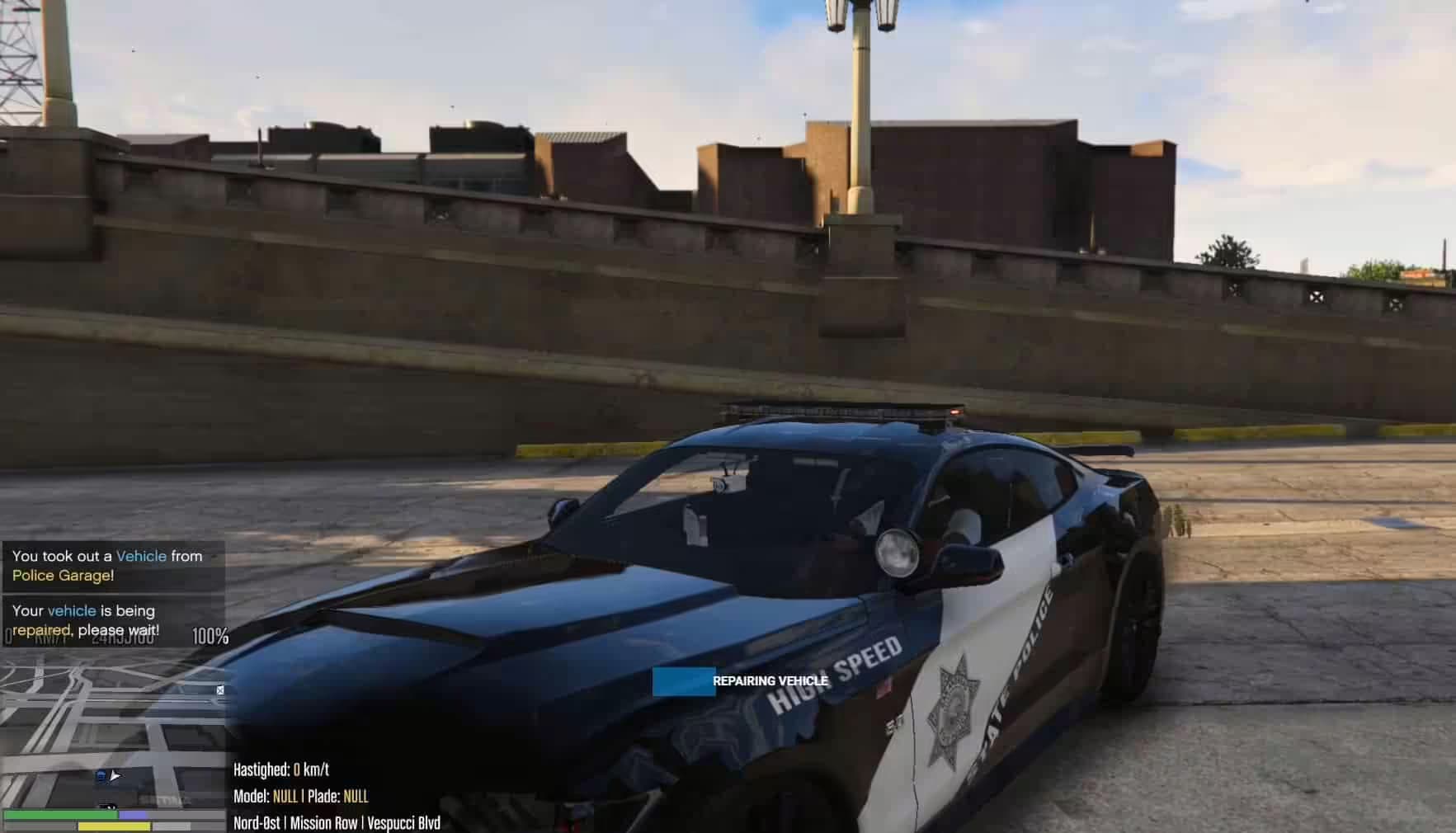 ESX Police Garage FiveM Script — esx 3