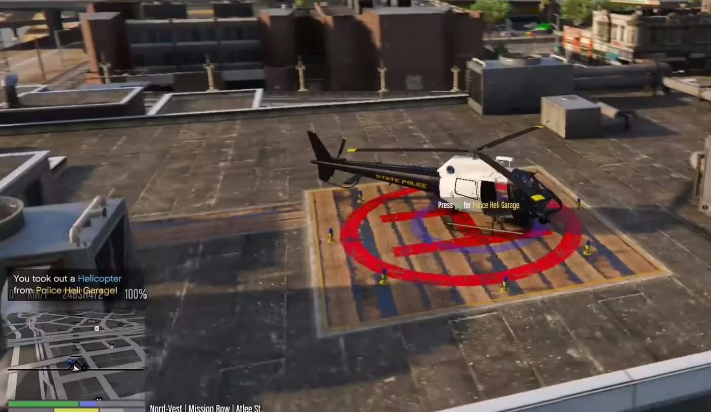 ESX Police Garage FiveM Script — esx 5