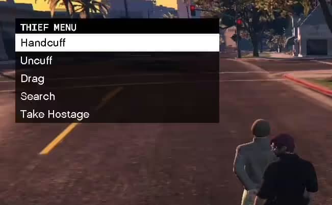 Thief Menu esx FiveM Script