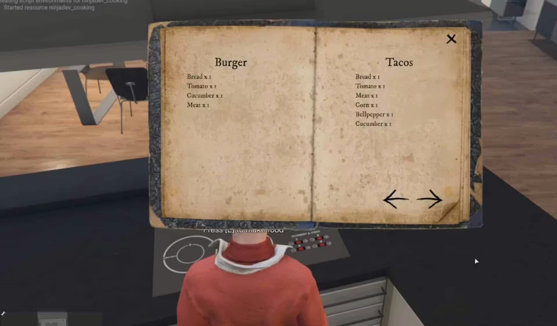 Koch-Skript FiveM Script — esx 2