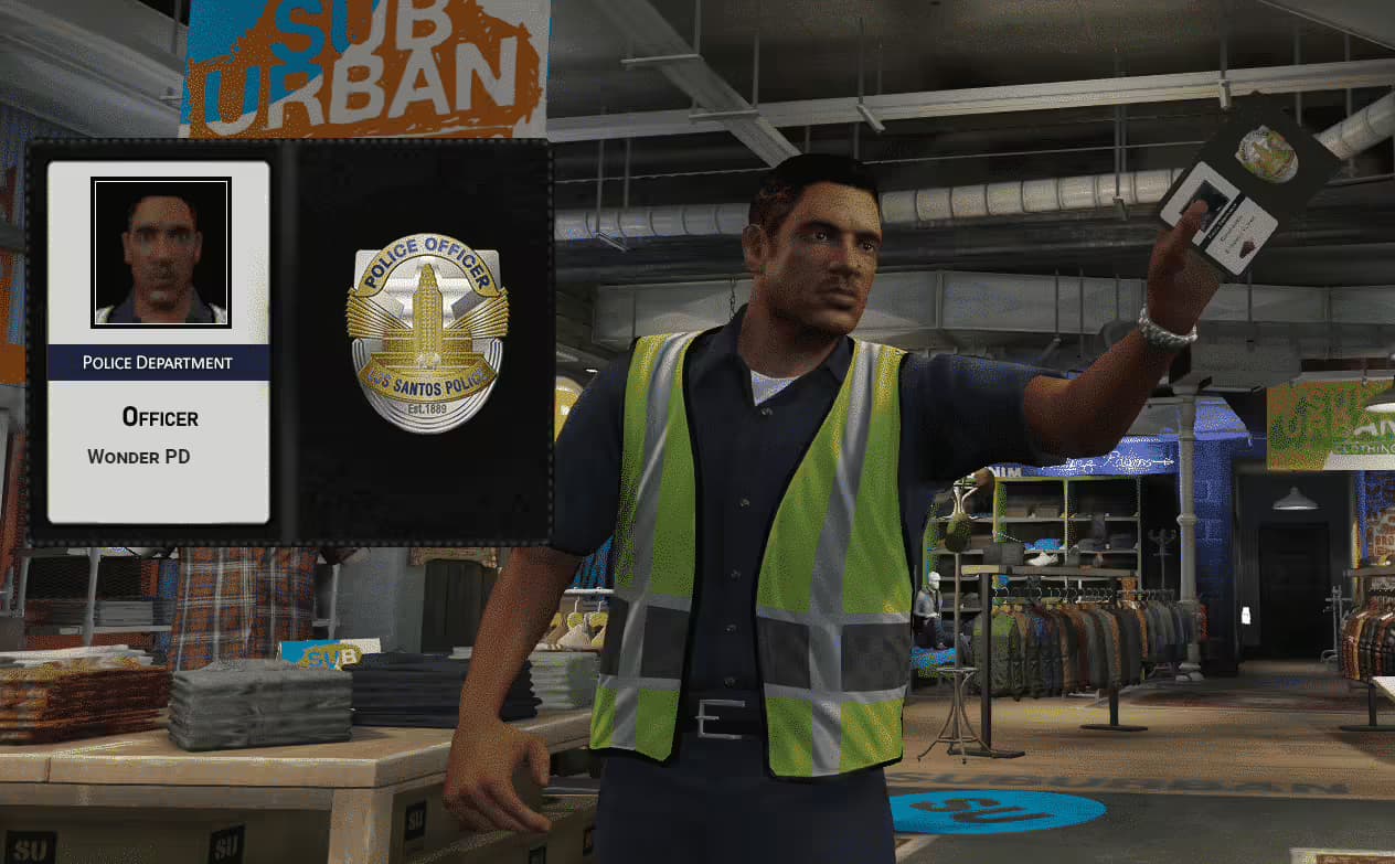 Police Badge Show esx FiveM Script