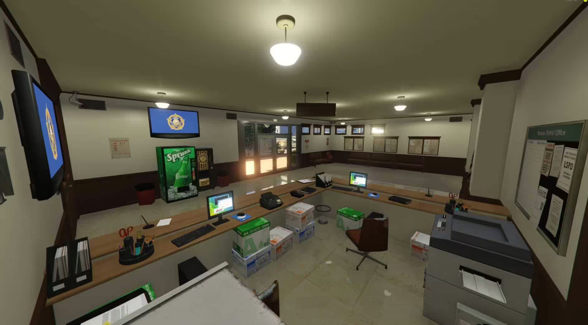 Davis Sheriffs Station [MLO] + LSPD Theme FiveM Script — esx 3
