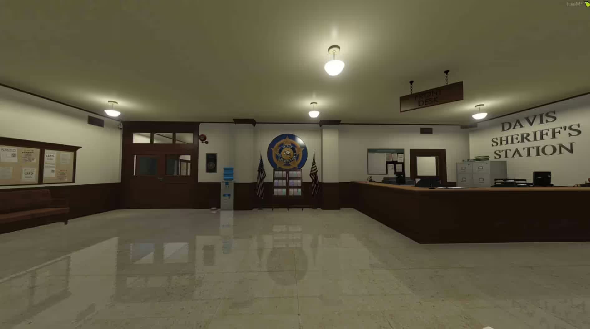 Davis Sheriffs Station [MLO] + LSPD Theme FiveM Script — esx 4