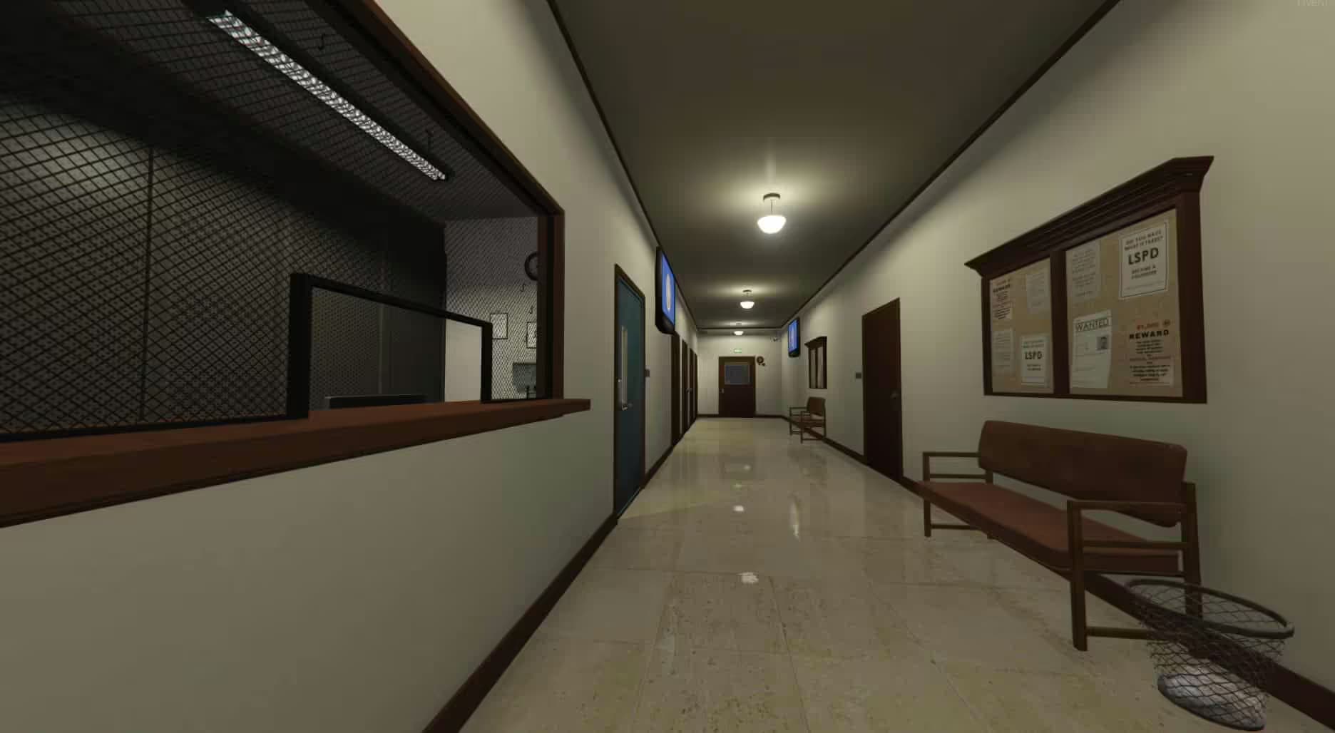 Davis Sheriffs Station [MLO] + LSPD Theme FiveM Script — esx 6