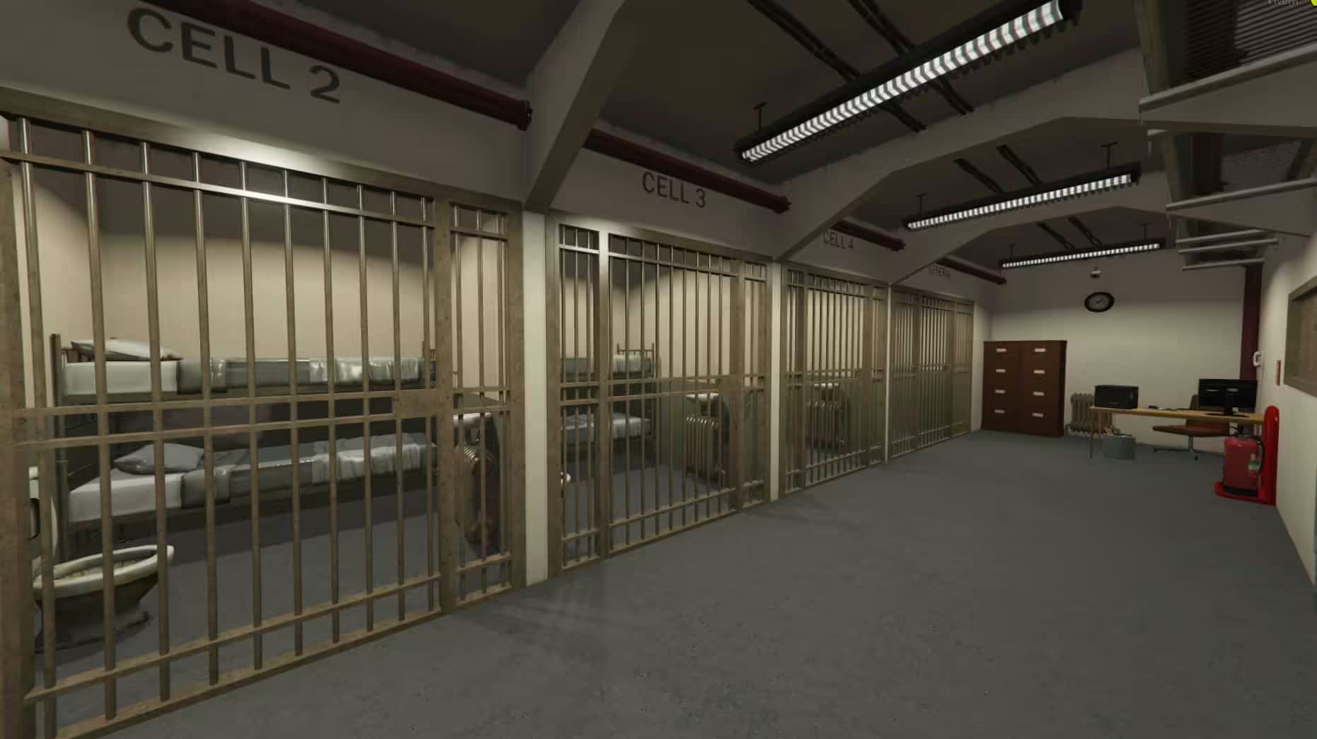 Davis Sheriffs Station [MLO] + LSPD Theme FiveM Script — esx 8