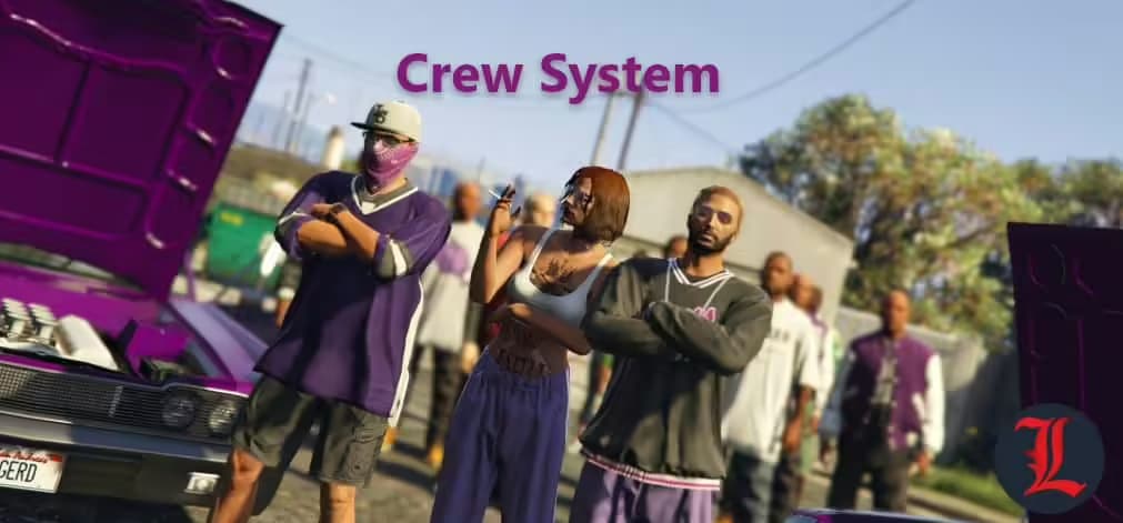 Crew System with Player Blip FiveM Script — standalone 2