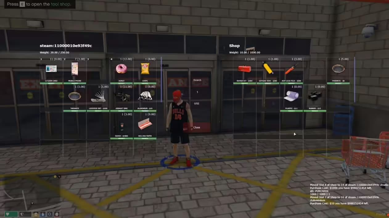 Super ESX Server FiveM Script — esx 7