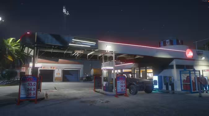 Sandy Gas Station esx FiveM Script