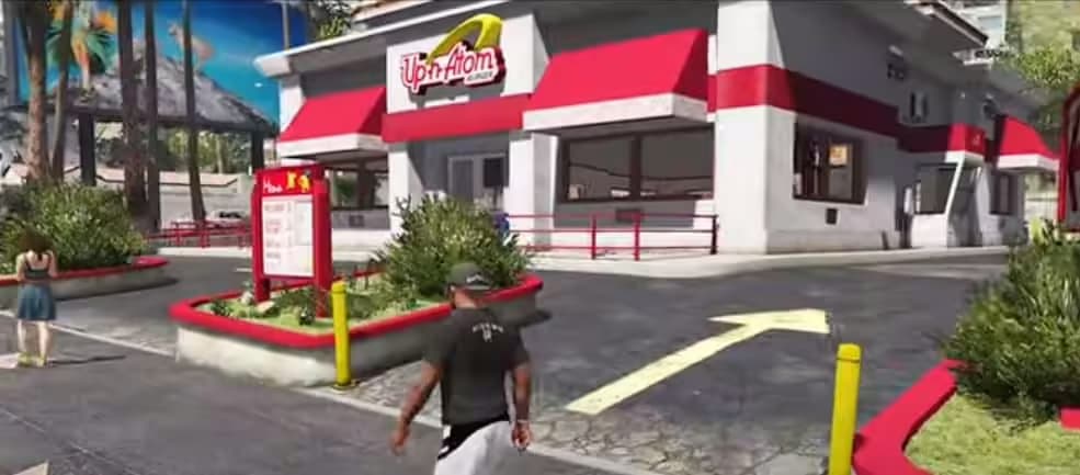GTA V Interior: Up-N-Atom Burger esx FiveM Script