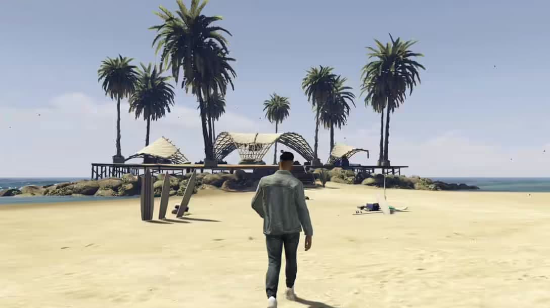 Beach Club / Venice Beach (like Cayo Perico) esx FiveM Script