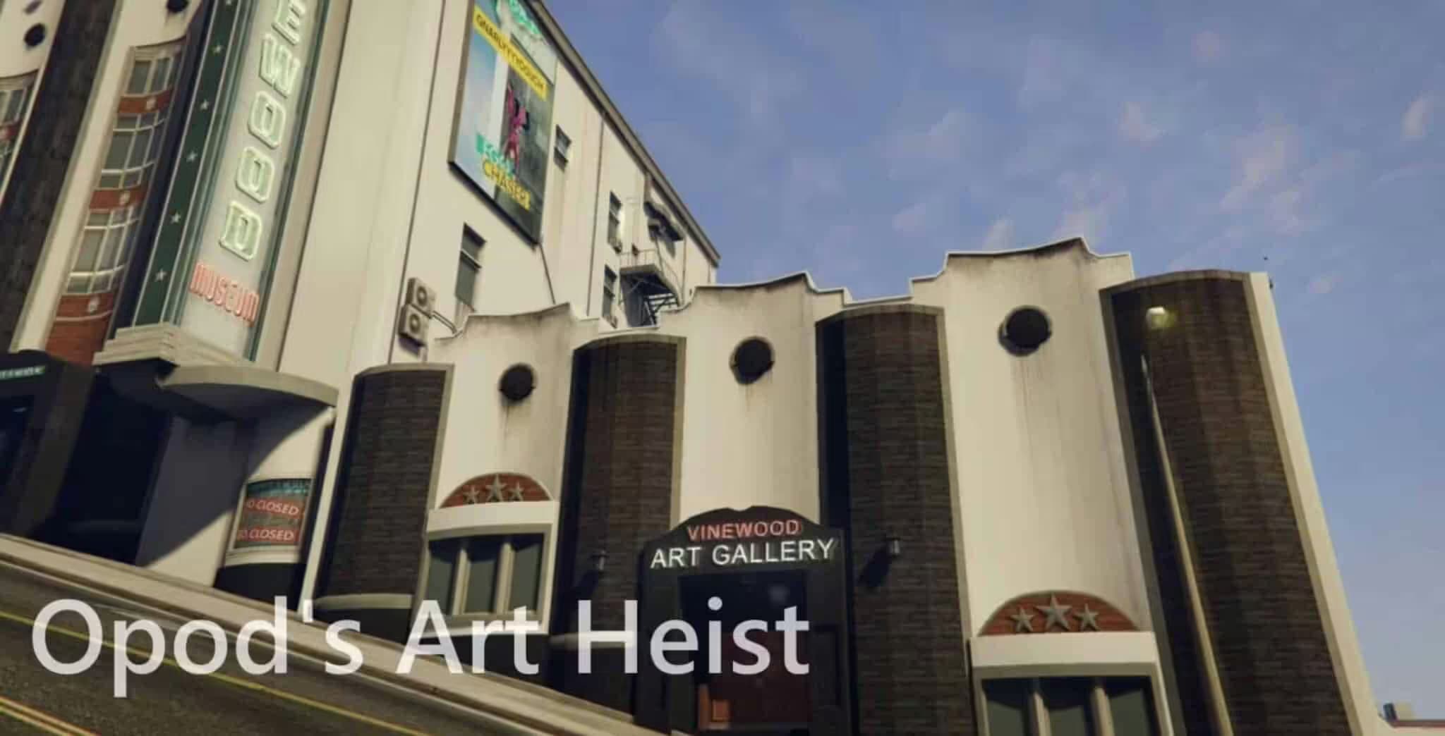 Art Gallery Heist (Script + Map) FiveM Script — esx 2