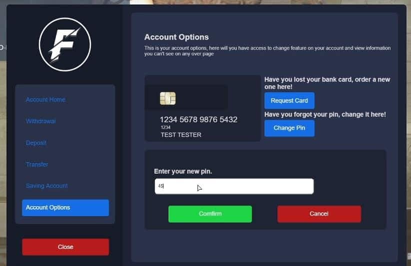 FzD Banking FiveM Script — esx 3