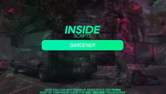 Advanced Gardener Job FiveM Script — esx