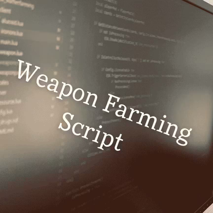 Weapon Farm Script esx FiveM Script