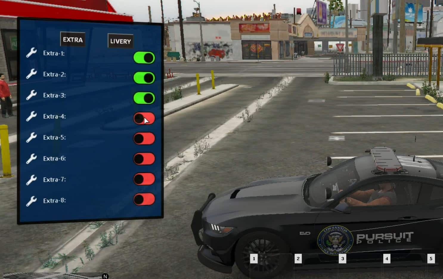 Livery UI for Police FiveM Script — esx 2