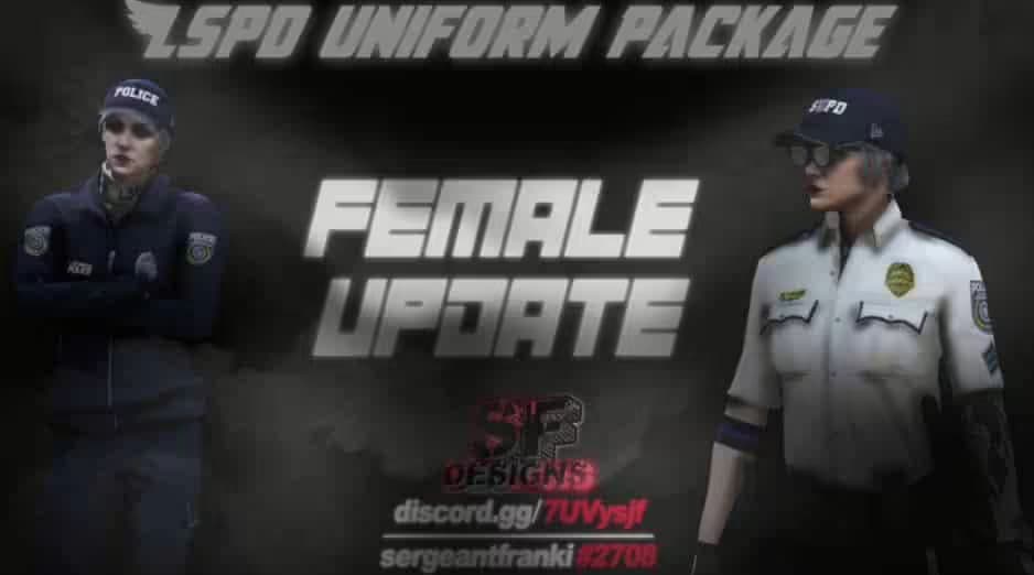 LSPD UP Major Male (+ Female Update) esx FiveM Script