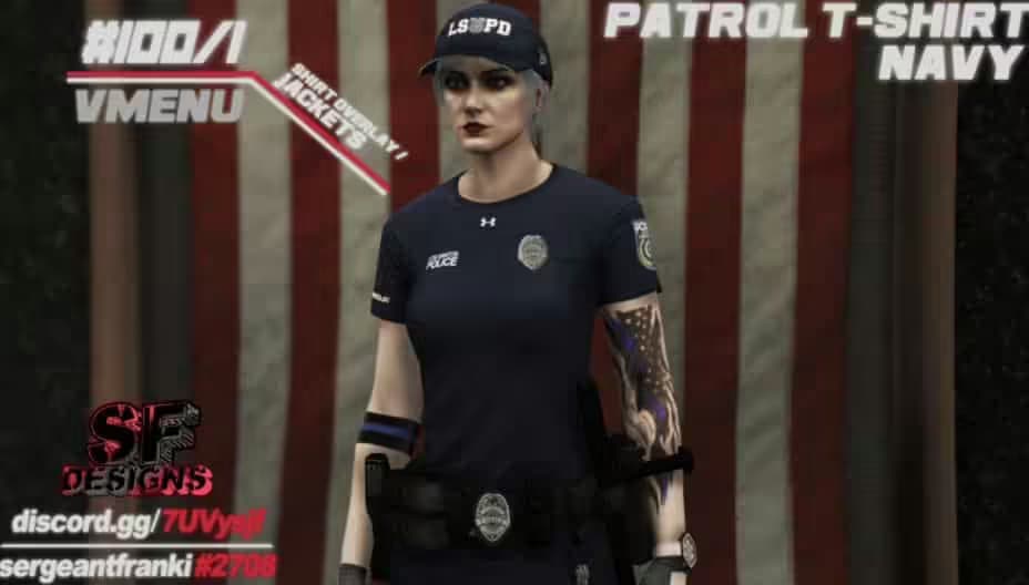 LSPD UP Major Male (+ Female Update) FiveM Script — esx 8