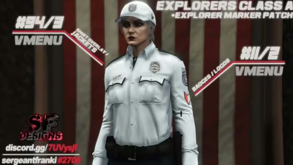 LSPD UP Major Male (+ Female Update) FiveM Script — esx 13