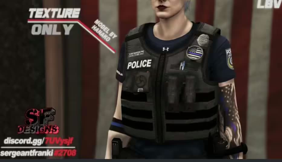 LSPD UP Major Male (+ Female Update) FiveM Script — esx 18