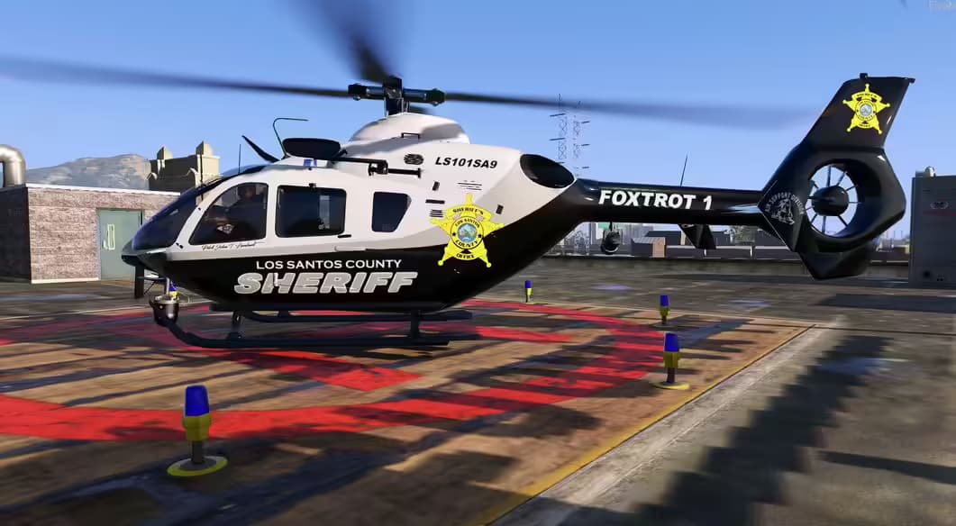Police Helicopter / Chopper XBR standalone FiveM Script