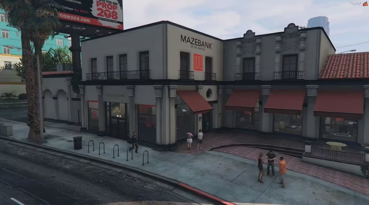 MazeBank MLO esx FiveM Script