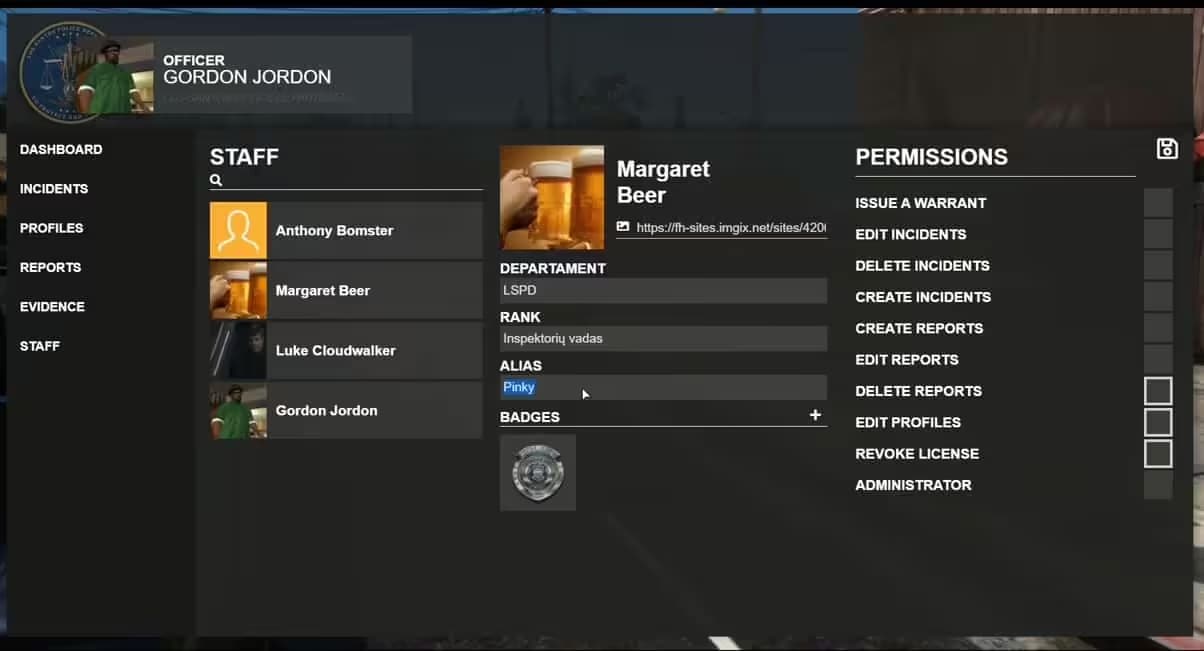 Core MDW / Police Computer (MDT) FiveM Script — esx 5